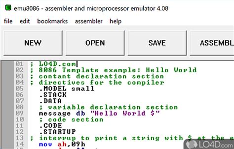 8086 online emulator|Assembly x86 Emulator.